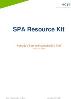 SPA Resource Kit "Nobody's free until everybody's free" - National Council of Jewish Women