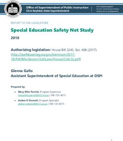Special Education Safety Net Study - US Department of ...