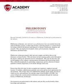 PHLEBOTOMY With CPT National Certification (Certified Phlebotomy ...