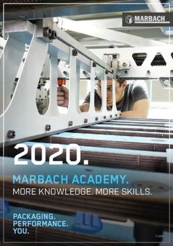 MORE KNOWLEDGE. MORE SKILLS.