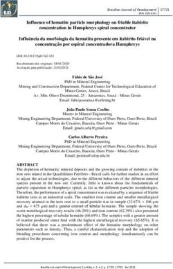 Influence of hematite particle morphology on friable itabirite concentration in Humphreys spiral concentrator Influência da morfologia da hematita ...