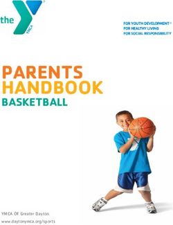 PARENTS HANDBOOK BASKETBALL - YMCA OF Greater Dayton www.daytonymca.org/sports