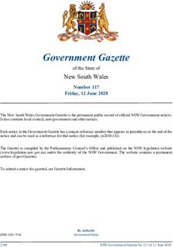 Government Gazette - reglii