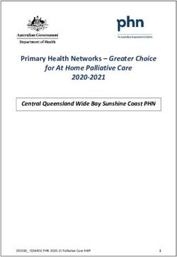 Primary Health Networks - Greater Choice - for At Home Palliative Care ...