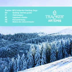Tracker GPS Collar for Hunting Dogs - EN FI SE DE FR