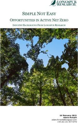 SIMPLE NOT EASY OPPORTUNITIES IN ACTIVE NET ZERO - INDUSTRY BACKGROUND FROM LONGSPUR RESEARCH - The Energyst