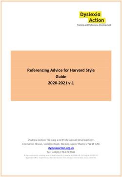 Referencing Advice for Harvard Style Guide 2020-2021 v.1 - Dyslexia ...