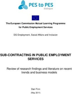 SUB-CONTRACTING IN PUBLIC EMPLOYMENT SERVICES - European ...