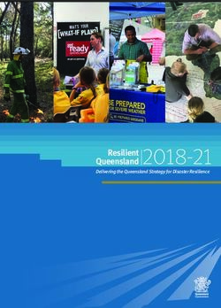 Resilient Queensland Delivering the Queensland Strategy for Disaster Resilience - The Queensland Cabinet