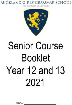 Senior Course Booklet Year 12 and 13 2021 - Name: Auckland Girls ...