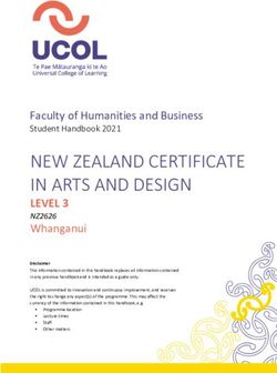 NEW ZEALAND CERTIFICATE IN ARTS AND DESIGN - UCOL Intranet