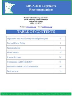 Legislative and Public Policy Guiding Principles Pensions & Other Local Governance Environment - Minnesota Inter ...