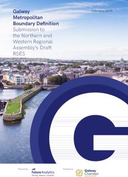 Galway Metropolitan Boundary Definition Submission to the Northern and Western Regional Assembly's Draft - RSES