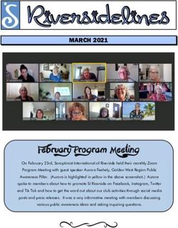 MARCH 2021 - Soroptimist International of Riverside