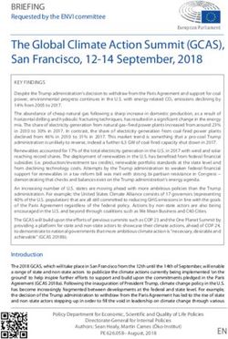 The Global Climate Action Summit (GCAS), San Francisco, 12-14 September, 2018