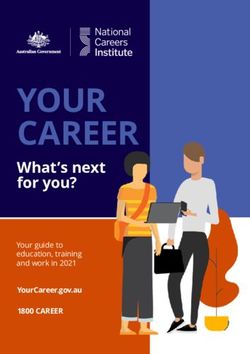 YOUR CAREER What's next for you? - 1800 CAREER YourCareer.gov.au