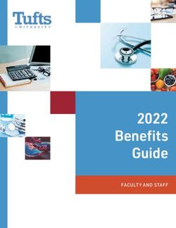 2022 Benefits Guide FACULTY AND STAFF - Access Tufts