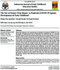 Indonesian Journal of Early Childhood Education Studies