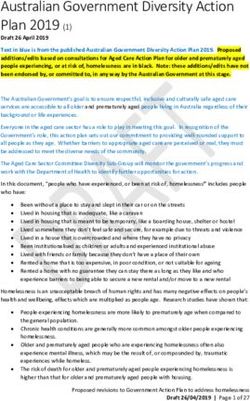 Australian Government Diversity Action Plan 2019 (1) - Housing ...