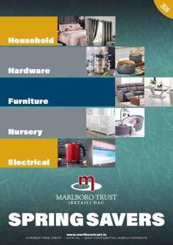 SPRING SAVERS - Household Hardware Furniture Nursery Electrical 2020 - Marlboro Trust