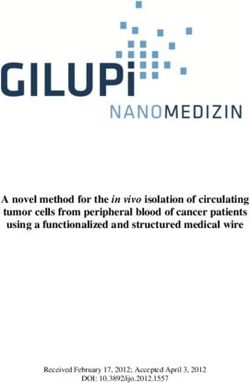 A novel method for the in vivo isolation of circulating tumor cells from peripheral blood of cancer patients using a functionalized and structured ...