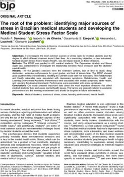 The root of the problem: identifying major sources of stress in Brazilian medical students and developing the Medical Student Stress Factor Scale ...