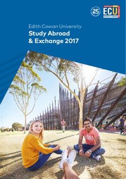 Study Abroad & Exchange 2017 - Edith Cowan University