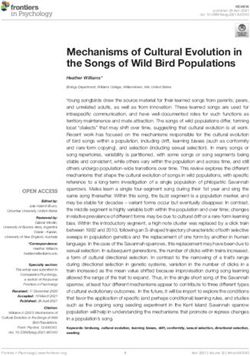 Mechanisms of Cultural Evolution in the Songs of Wild Bird Populations