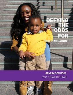 DEFYING THE ODDS FOR TWO GENERATIONS - GENERATION HOPE