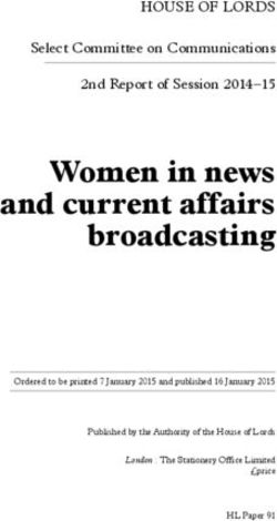 Women in news and current affairs broadcasting