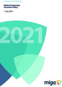 Insurance for Doctors - Medical Indemnity Insurance Policy 1 July 2021 - MIGA