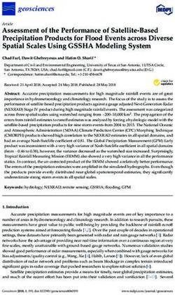 Assessment of the Performance of Satellite-Based Precipitation Products for Flood Events across Diverse Spatial Scales Using GSSHA Modeling System ...