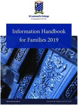 Information Handbook for Families 2019 - stleonards.vic.edu.au - St Leonard's College