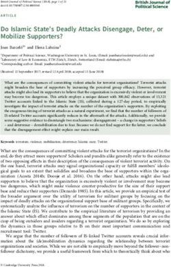 Do Islamic State's Deadly Attacks Disengage, Deter, or Mobilize Supporters?