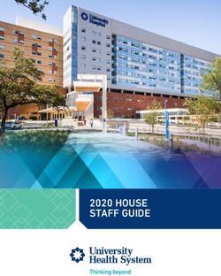 2020 HOUSE STAFF GUIDE - UT Health San Antonio