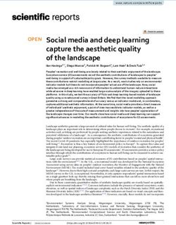 Social media and deep learning capture the aesthetic quality of the landscape