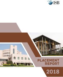 2018 PLACEMENT REPORT - ISB