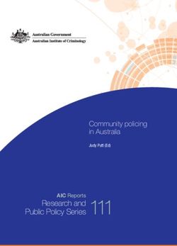 Public Policy Series 111 - Community policing in Australia - CSU Research Output