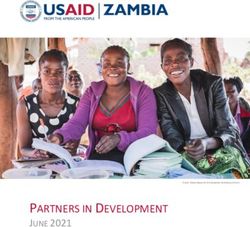 PARTNERS IN DEVELOPMENT - JUNE 2021