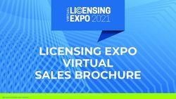 LICENSING EXPO VIRTUAL SALES BROCHURE