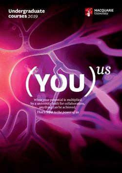 Undergraduate courses 2019 - When your potential is multiplied by a university built for collaboration, anything can be achieved - Macquarie ...