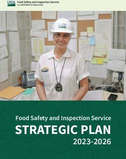 STRATEGIC PLAN 2023-2026 - Food Safety and Inspection Service - USDA Food Safety and Inspection Service