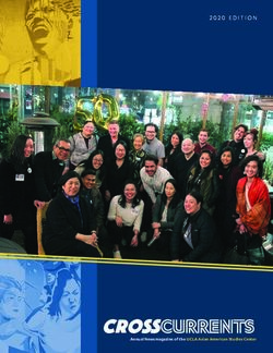 CROSScurrents - 2020 EDITION - UCLA Asian American Studies Center
