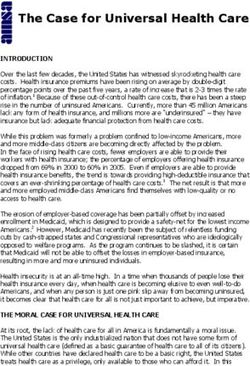 The Case for Universal Health Care