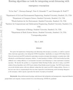 Routing algorithms as tools for integrating social distancing with emergency evacuation