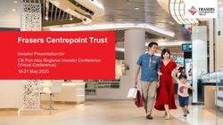 Frasers Centrepoint Trust - Investor Presentation for Citi Pan Asia Regional Investor Conference (Virtual Conference) 19-21 May 2020 - Frasers ...