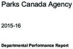 Parks Canada Agency 2015-16 - Departmental Performance Report