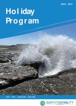 Holiday Program 2020 2021 - Summit Disability network COVID-19 ...