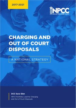 CHARGING AND OUT OF COURT DISPOSALS - A NATIONAL STRATEGY 2017-2021 - The National Police ...