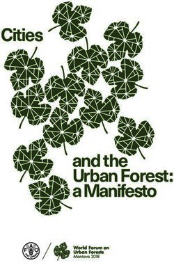 Cities - and the Urban Forest: a Manifesto - The World Forum ...